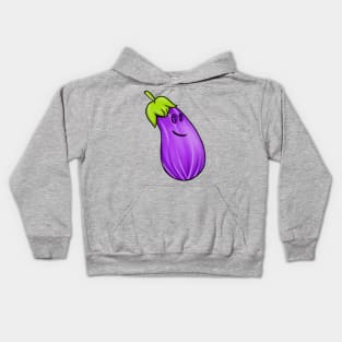 Eggplant Kids Hoodie